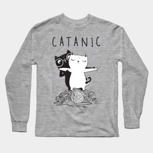 Cat-tanic Yarn Adventure Long Sleeve T-Shirt